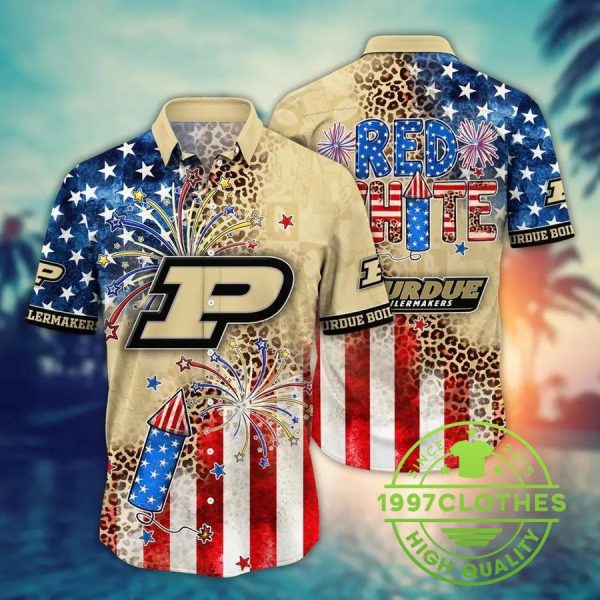 Purdue Boilermakers NCAA Aloha Hawaiian Shirt Summer 2, Purdue Boilermakers Hawaiian Shirt