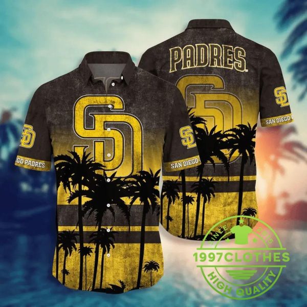 San Diego Padres MLB Aloha Hawaiian Shirt 1, MLB Hawaiian Shirt