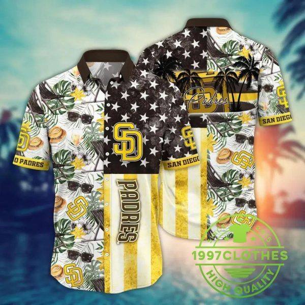 San Diego Padres MLB Flower Aloha Hawaiian Shirt 6, MLB Hawaiian Shirt