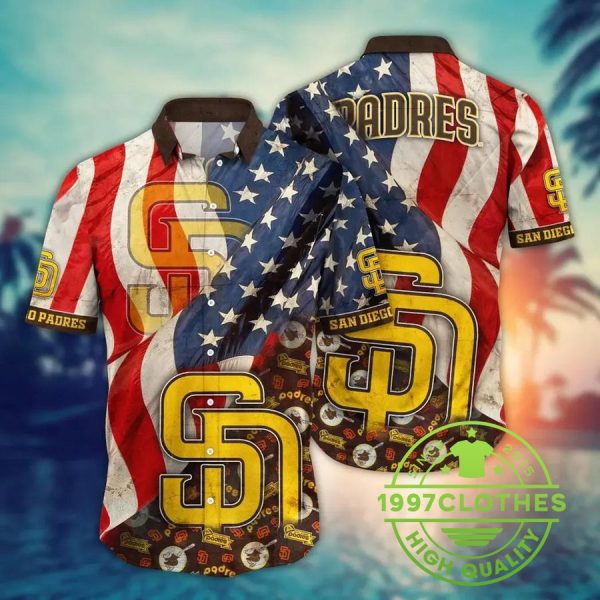 San Diego Padres MLB Flower Aloha Hawaiian Shirt 7, MLB Hawaiian Shirt