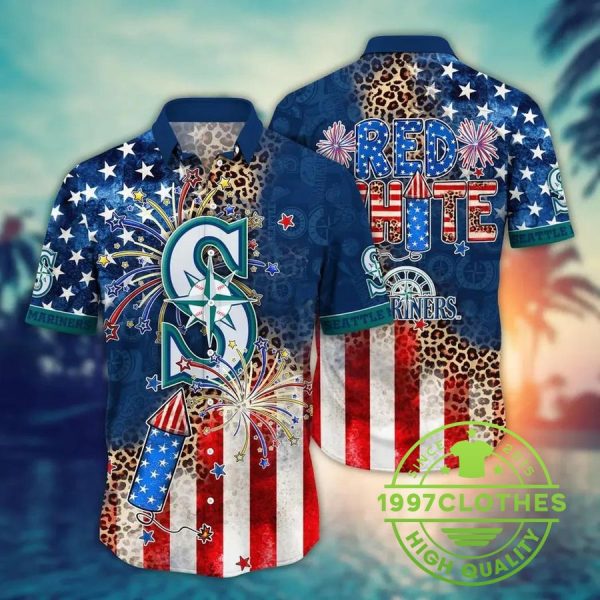 Seattle Mariners MLB Aloha Hawaiian Shirt, MLB Hawaiian Shirt