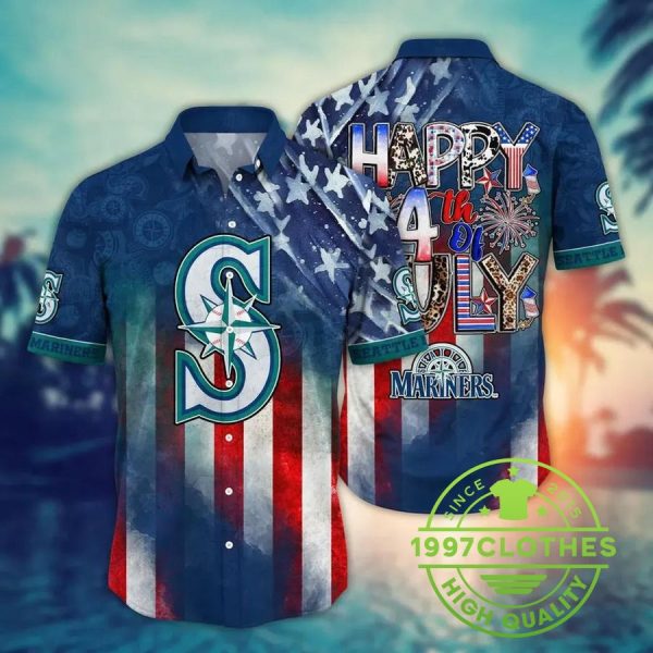 Seattle Mariners MLB Aloha Hawaiian Shirt 2, MLB Hawaiian Shirt