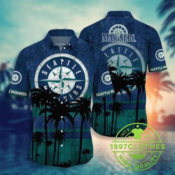 Seattle Mariners MLB Aloha Hawaiian Shirt, Style Hot Trending Summer, MLB Hawaiian Shirt