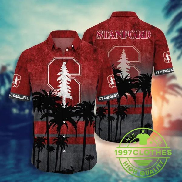 Stanford Cardinal Aloha Hawaiian Shirt, Stanford Cardinal Hawaiian Shirt