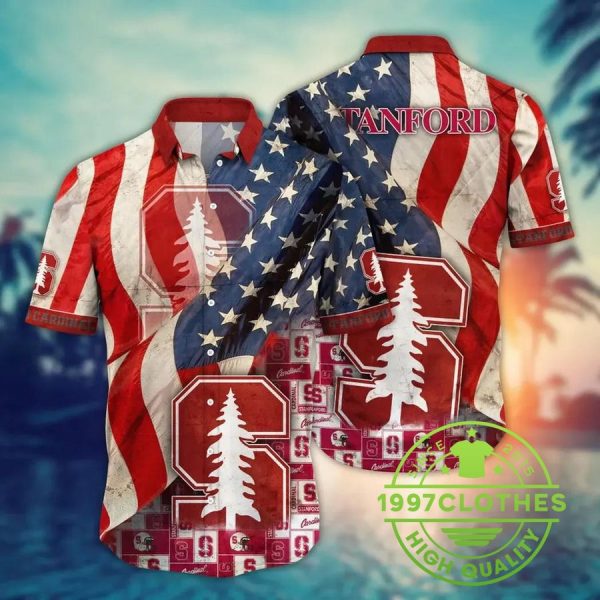 Stanford Cardinal NCAA Flower Aloha Hawaiian Shirt 6, Stanford Cardinal Hawaiian Shirt