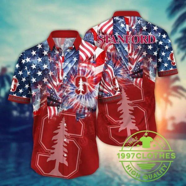 Stanford Cardinal NCAA Flower Aloha Hawaiian Shirt 8, Stanford Cardinal Hawaiian Shirt