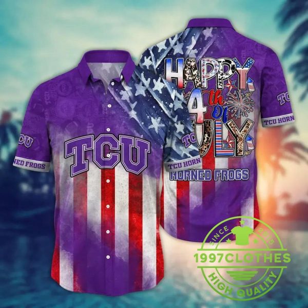 TCU Horned Frogs NCAA Aloha Hawaiian Shirt 2, TCU Horned Frogs Hawaiian Shirt