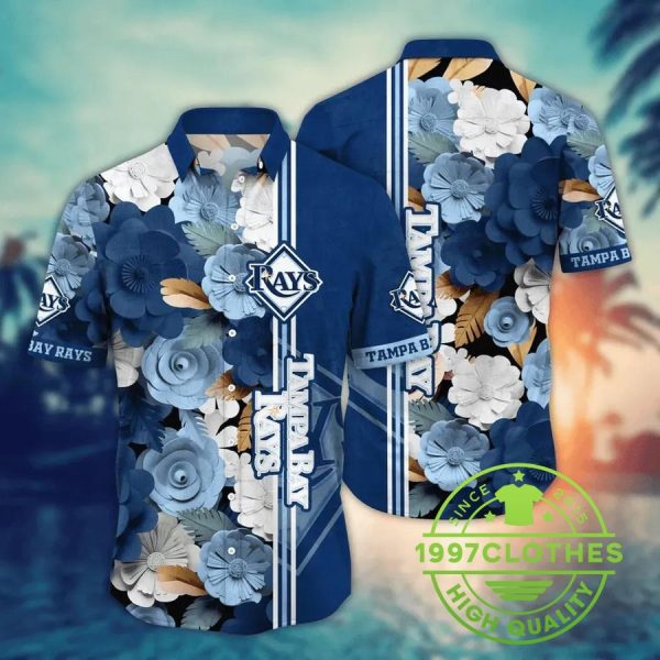 Tampa Bay Rays MLB Flower Aloha Hawaiian Shirt 13, MLB Hawaiian Shirt