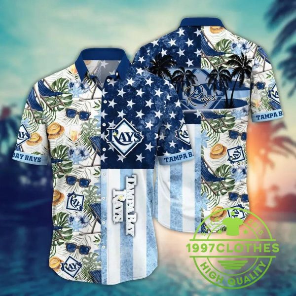 Tampa Bay Rays MLB Flower Aloha Hawaiian Shirt 8, MLB Hawaiian Shirt