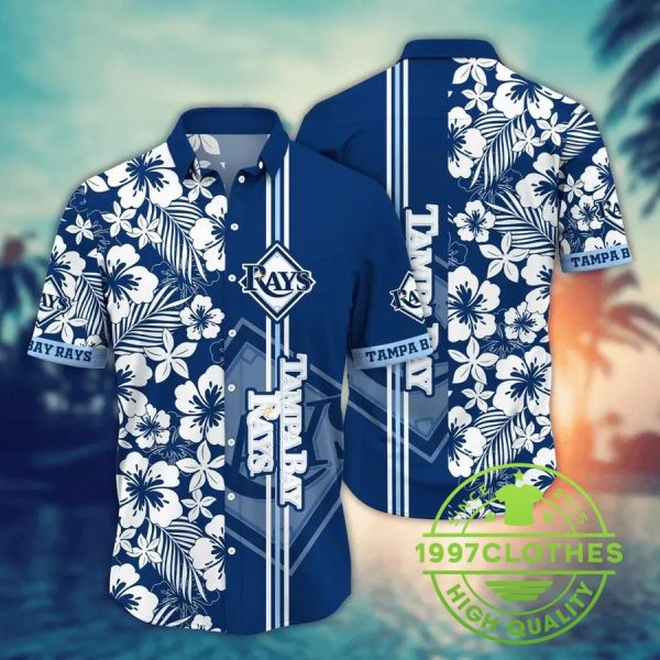 Tampa Bay Rays MLB Flower Aloha Hawaiian Shirt 9, MLB Hawaiian Shirt