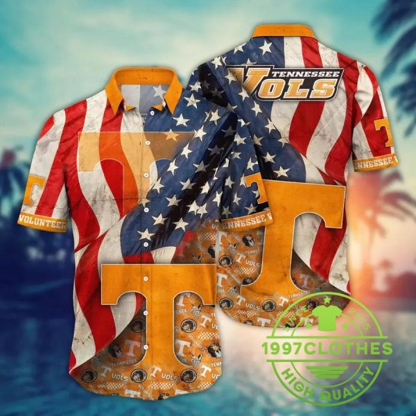 Tennessee Volunteers NCAA Flower Aloha Hawaiian Shirt 7, Tennessee Volunteers Hawaiian Shirt