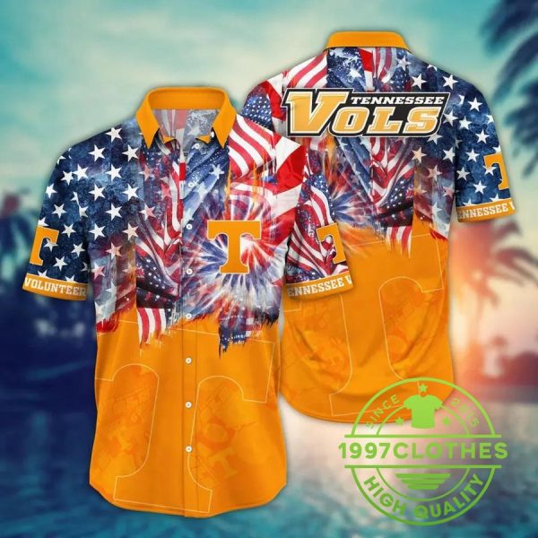 Tennessee Volunteers NCAA Flower Aloha Hawaiian Shirt 8, Tennessee Volunteers Hawaiian Shirt