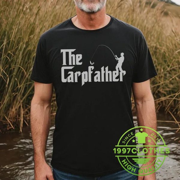 The Carpfather T-shirt, Funny Fishing Shirt, Fishing Shirt