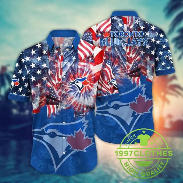 Toronto Blue Jays MLB Flower Aloha Hawaiian Shirt 7, MLB Hawaiian Shirt