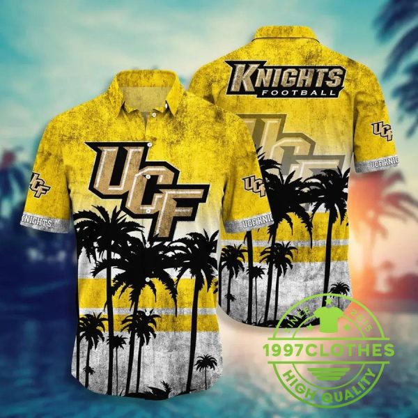 UCF Knights Aloha Hawaiian Shirt, Style Hot Trending Summer, UCF Knights Hawaiian Shirt