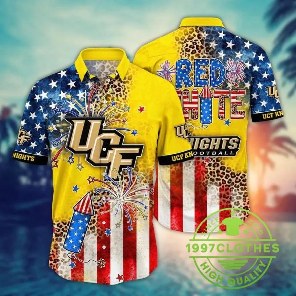 UCF Knights NCAA Aloha Hawaiian Shirt, UCF Knights Hawaiian Shirt