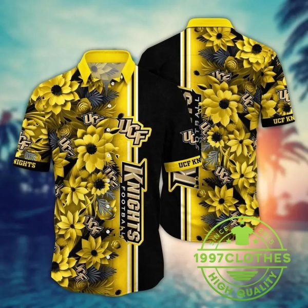 UCF Knights NCAA Flower Aloha Hawaiian Shirt 1, UCF Knights Hawaiian Shirt