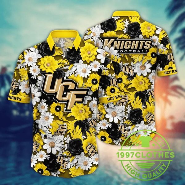 UCF Knights NCAA Flower Aloha Hawaiian Shirt 3, UCF Knights Hawaiian Shirt