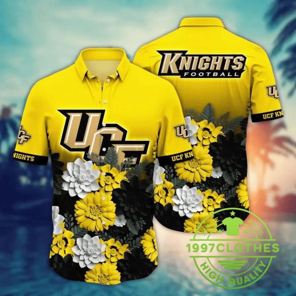 UCF Knights NCAA Flower Aloha Hawaiian Shirt 9, UCF Knights Hawaiian Shirt