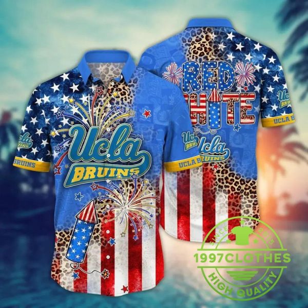 UCLA Bruins NCAA Aloha Hawaiian Shirt, UCLA Bruins Hawaiian Shirt