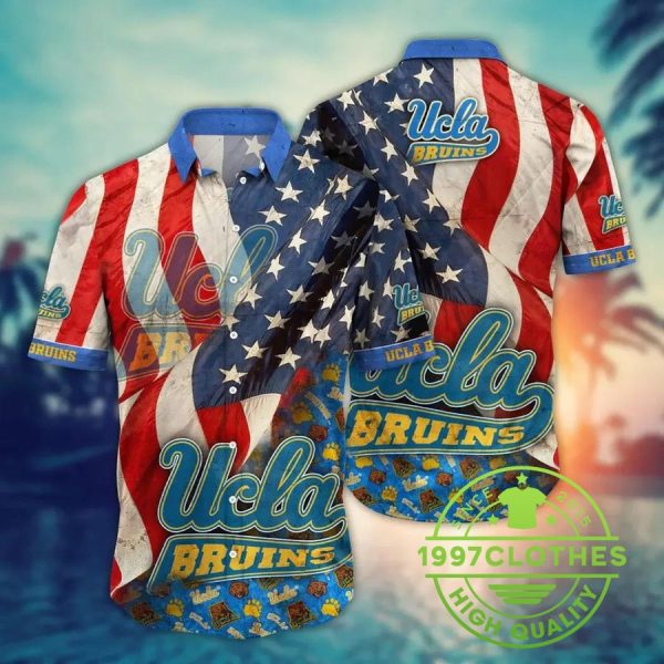 UCLA Bruins NCAA Flower Aloha Hawaiian Shirt 8, UCLA Bruins Hawaiian Shirt