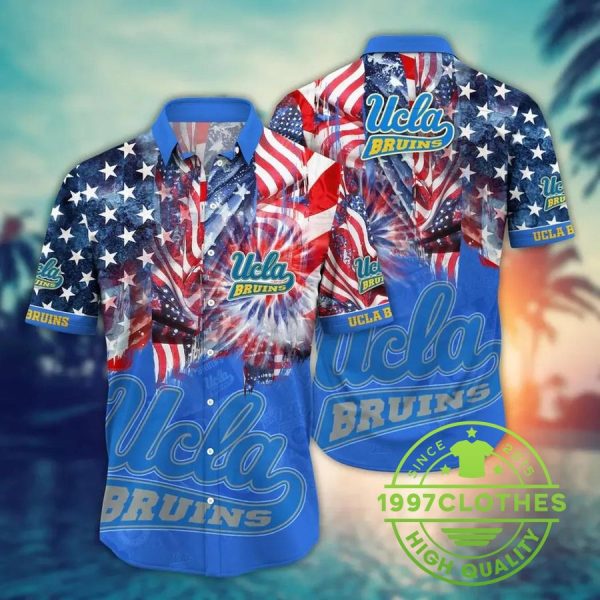 UCLA Bruins NCAA Flower Aloha Hawaiian Shirt 9, UCLA Bruins Hawaiian Shirt