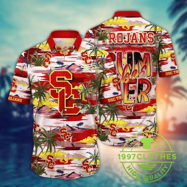 USC Trojans NCAA Flower Aloha Hawaiian Shirt 5, USC Trojans Hawaiian Shirt