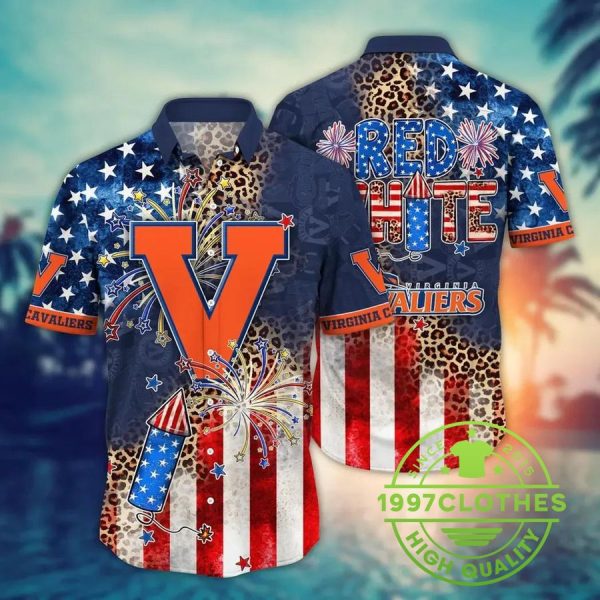 Virginia Cavaliers NCAA Aloha Hawaiian Shirt, Virginia Cavaliers Hawaiian Shirt