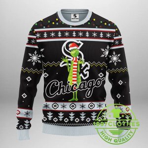 Chicago White Sox Funny Grinch Ugly Christmas Sweater