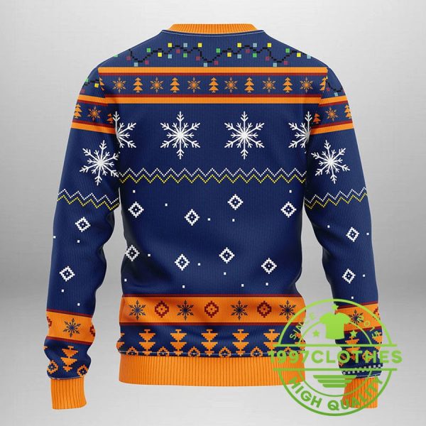 Houston Astros Funny Grinch Ugly Christmas Sweater, Houston Astros Ugly Sweater, MLB Christmas Sweater