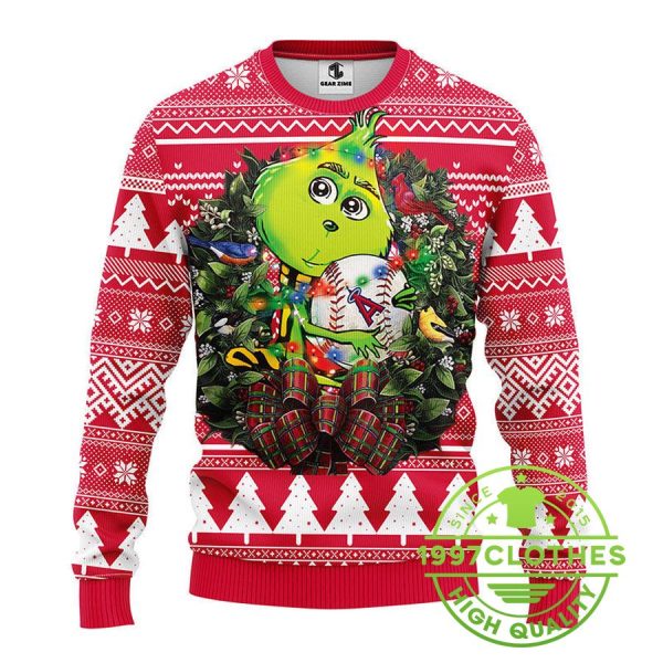 Los Angeles Angels Grinch Hug Ugly Christmas Sweater, Los Angeles Angels Ugly Christmas Sweater, MLB Christmas Sweater