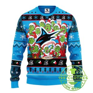 Miami Marlins 12 Grinch Xmas Day Ugly Christmas Sweater