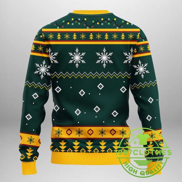 Oakland Athletics Funny Grinch Ugly Christmas Sweater, Oakland Athletics Ugly Sweater, MLB Christmas Sweater