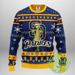 San Diego Padres Funny Grinch Ugly Christmas Sweater