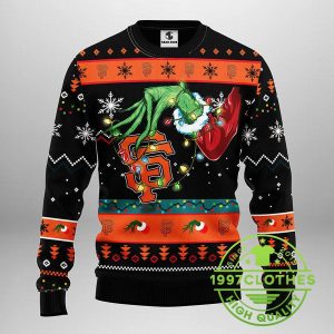 San Francisco Giants Grinch Ugly Christmas Sweater