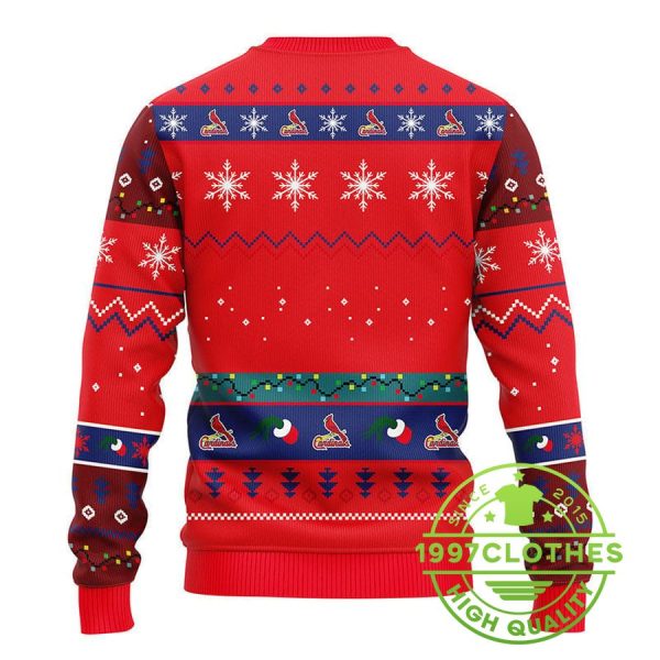 St. Louis Cardinals 12 Grinch Xmas Day Ugly Christmas Sweater, St. Louis Cardinals Ugly Sweater, MLB Christmas Sweater