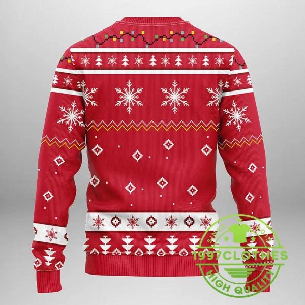 Arizona Cardinals Funny Grinch Ugly Christmas Sweater, Arizona Cardinals Ugly Sweater, NFL Ugly Sweater