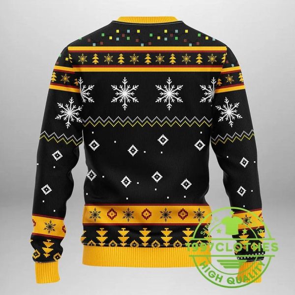 Boston Bruins Funny Grinch Ugly Christmas Sweater, Boston Bruins Ugly Sweater, NHL Ugly Sweater