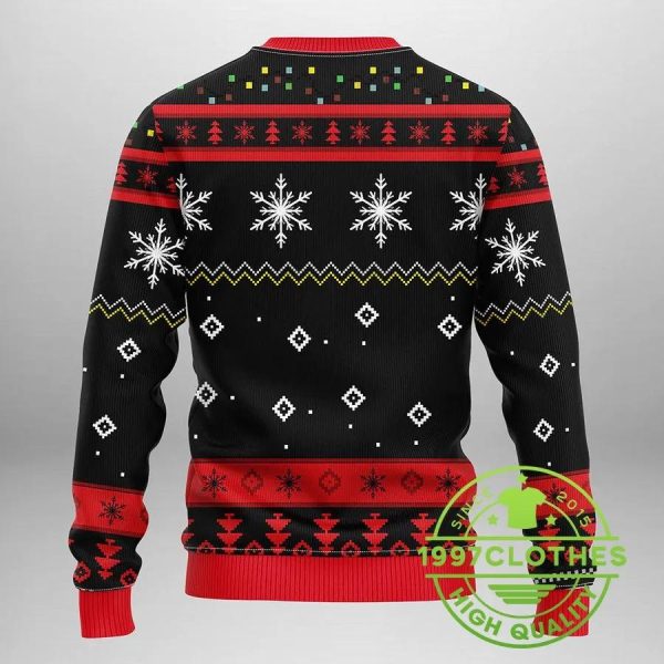 Calgary Flames Funny Grinch Ugly Christmas Sweater, Calgary Flames Ugly Sweater, NHL Ugly Sweater