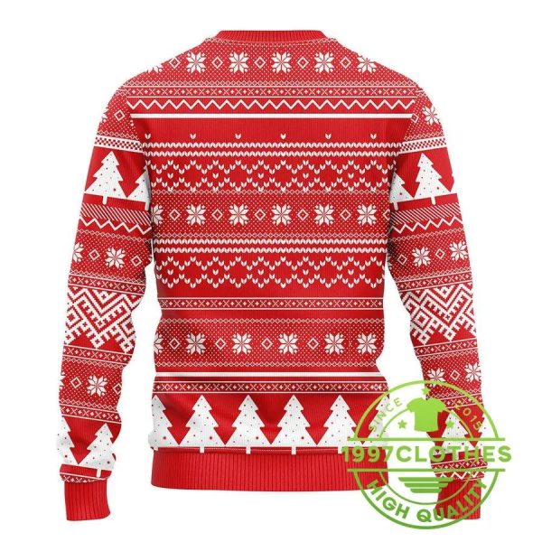 Carolina Hurricanes Grinch Hug Ugly Christmas Sweater, Carolina Hurricanes Ugly Sweater, NHL Ugly Sweater