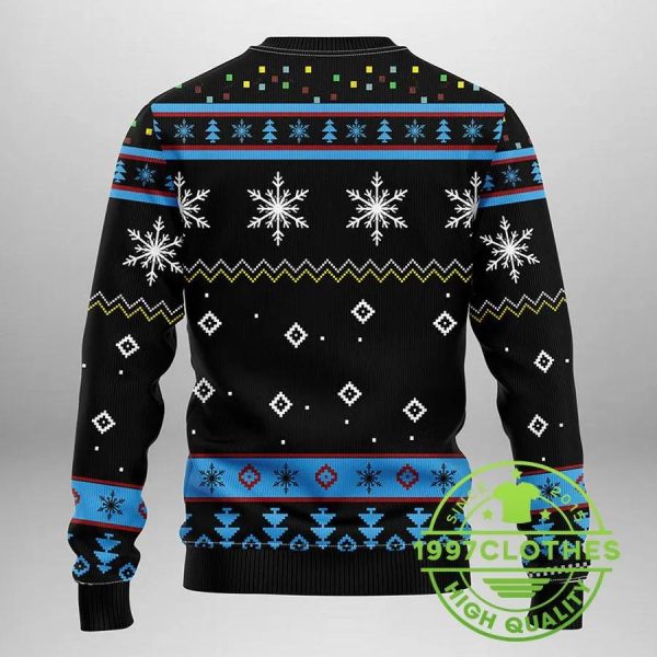 Carolina Panthers Funny Grinch Ugly Christmas Sweater, Carolina Panthers Ugly Sweater, NFL Ugly Sweater