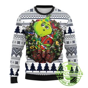 Dallas Cowboys Grinch Hug Ugly Christmas Sweater 1 1