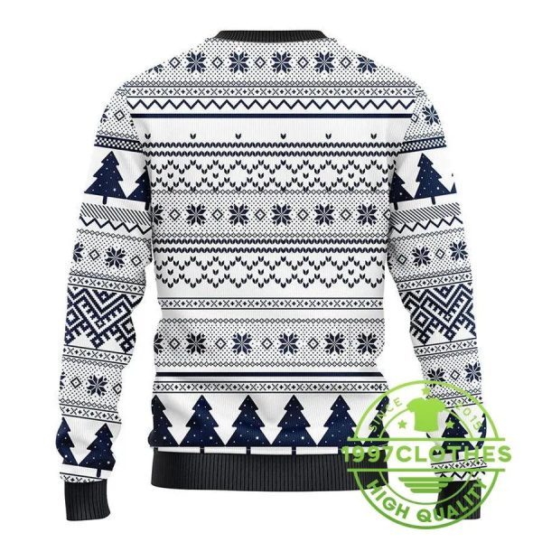 Dallas Cowboys Grinch Hug Ugly Christmas Sweater, Dallas Cowboys Ugly Sweater, NFL Ugly Sweater