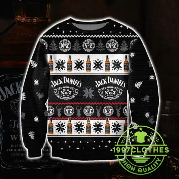 Daniel’S Whiskey Ugly Christmas Sweater, Beer Ugly Sweater