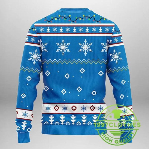 Detroit Lions Funny Grinch Ugly Christmas Sweater, Detroit Lions Ugly Sweater, NFL Ugly Sweater