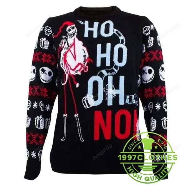 Disney Nightmare Before Christmas Ugly Christmas Sweater, Halloween Christmas Sweater