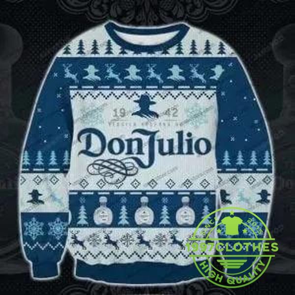 Don Julio Ugly Christmas Sweater, Beer Ugly Sweater