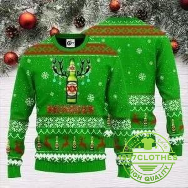 Dos Equis Reinbeer Christmas Ugly Christmas Sweater, Beer Ugly Sweater