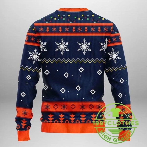 Edmonton Oilers Funny Grinch Ugly Christmas Sweater, Edmonton Oilers Ugly Sweater, NHL Ugly Sweater