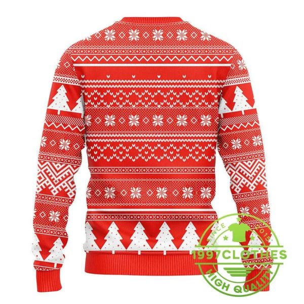 Georgia Bulldogs Grinch Hug Ugly Christmas Sweater, Georgia Bulldogs Ugly Sweater, NFL Ugly Sweater